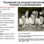 Tournois de raquettes en bois