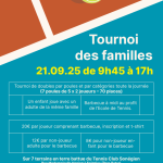 Affiche tournoi des familles