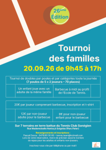 Tournoi des Familles 2026
